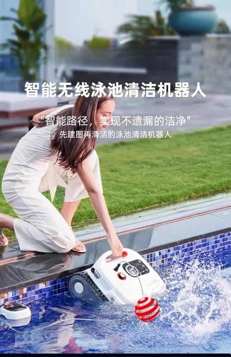 Swimming pool intelligent cleaning robot, fully automatic underwater sewage suction machine