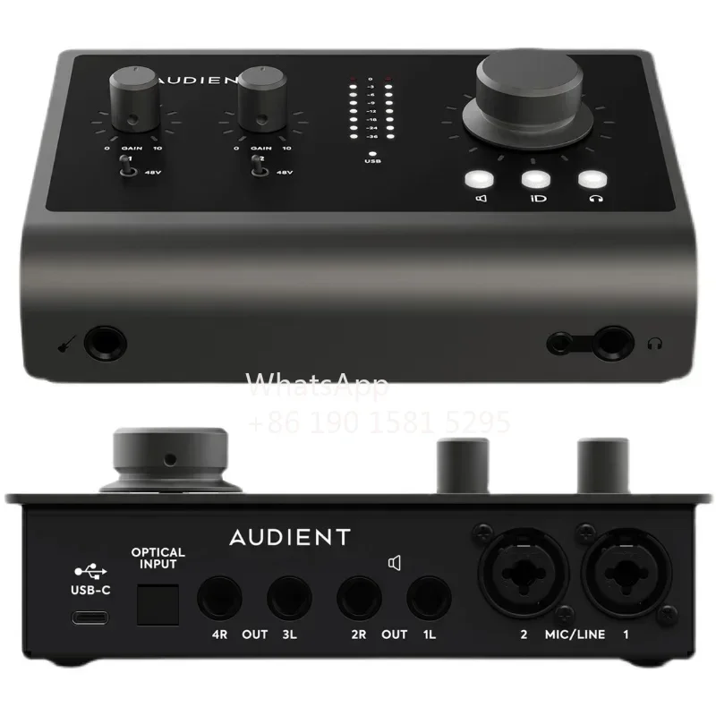 Audient iD14 MKII Музыкальная композиция/запись второго поколения Аудиоинтерфейс JFET D.I USB AD-DA Аудиоинтерфейс Звуковая карта