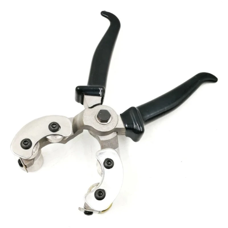 Black Adjustable Coaxial Cable Stripper Pliers, Manual Low Voltage Wire Stripping Tool, Electrician Sheath Peeler