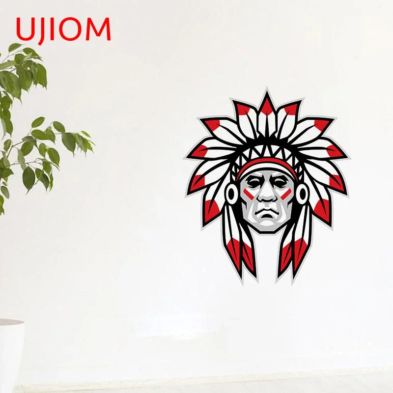 UJIOM Cartoon Wall Stickers Indian style  Sticker Home Office Room Decor Livingroom Wallpapers Decoration Accessories Art Decals