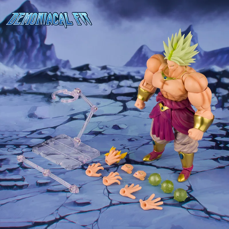 متوفر في المخزون شيطاني صالح برولي عمل الشكل لعبة دراغون بول الأسطوري Berserker 2.0 أرقام برولي تمثال SHF تحصيل لعبة مجسمة