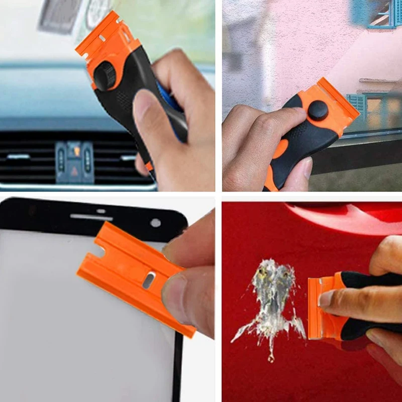 شفرات حلاقة بلاستيكية مزدوجة الحواف ، قاطع الصناديق ، أداة مكشطة بديلة ، شفرات صناعية ، من أجل صولجانة