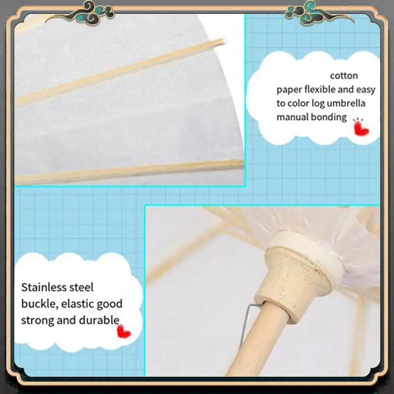 

Premium 40PCS Paper Parasol Wedding Umbrella Party Favor 60Cm Bamboo Umbrellas For Bridal Shower Centerpieces Photo Props