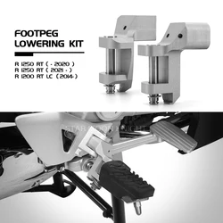 Motorcycle Driver Footrest Relocation Rider Foot Pegs Footpeg Lowering Kit Front For BMW R1250RT R1200RT LC 2014-2022 R 1250 RT