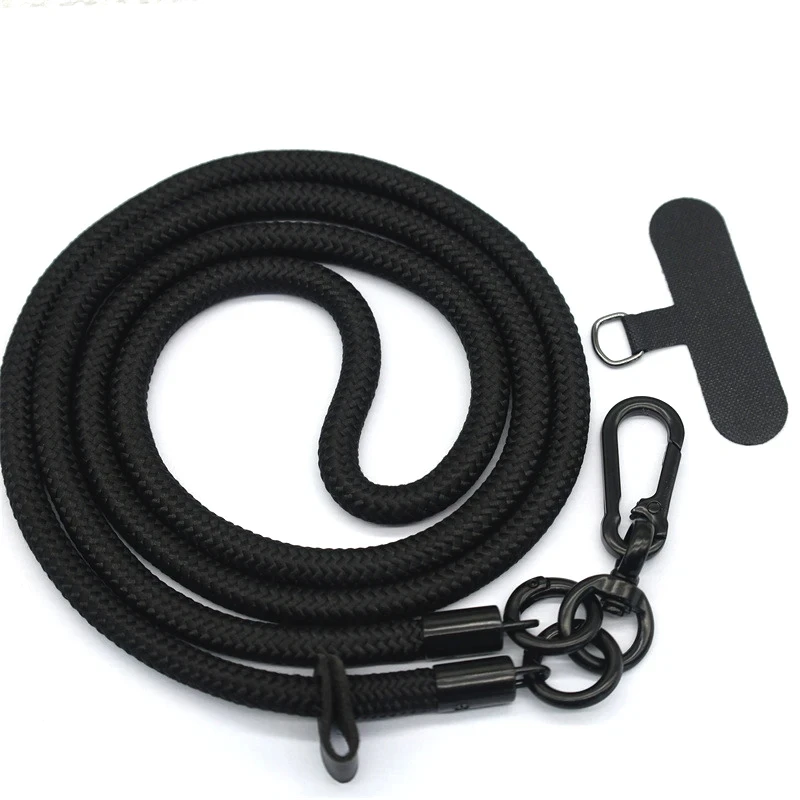8 مللي متر x 120 سنتيمتر جريئة طويلة الهاتف المحمول الحبل العالمي Crossbody معلقة حزام الكتف انفصال الرقبة الحبل مكافحة خسر الحبل