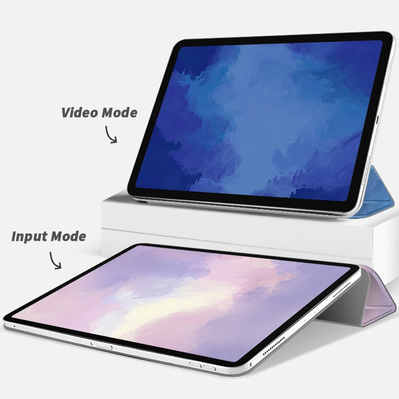 Zoyu para ipad pro 11 12.9 2020 2022 caso, para ipad ar 5 ar 4 10.9 para ipad 10.9 2022 mini 6 magnética inteligente tablet capa funda