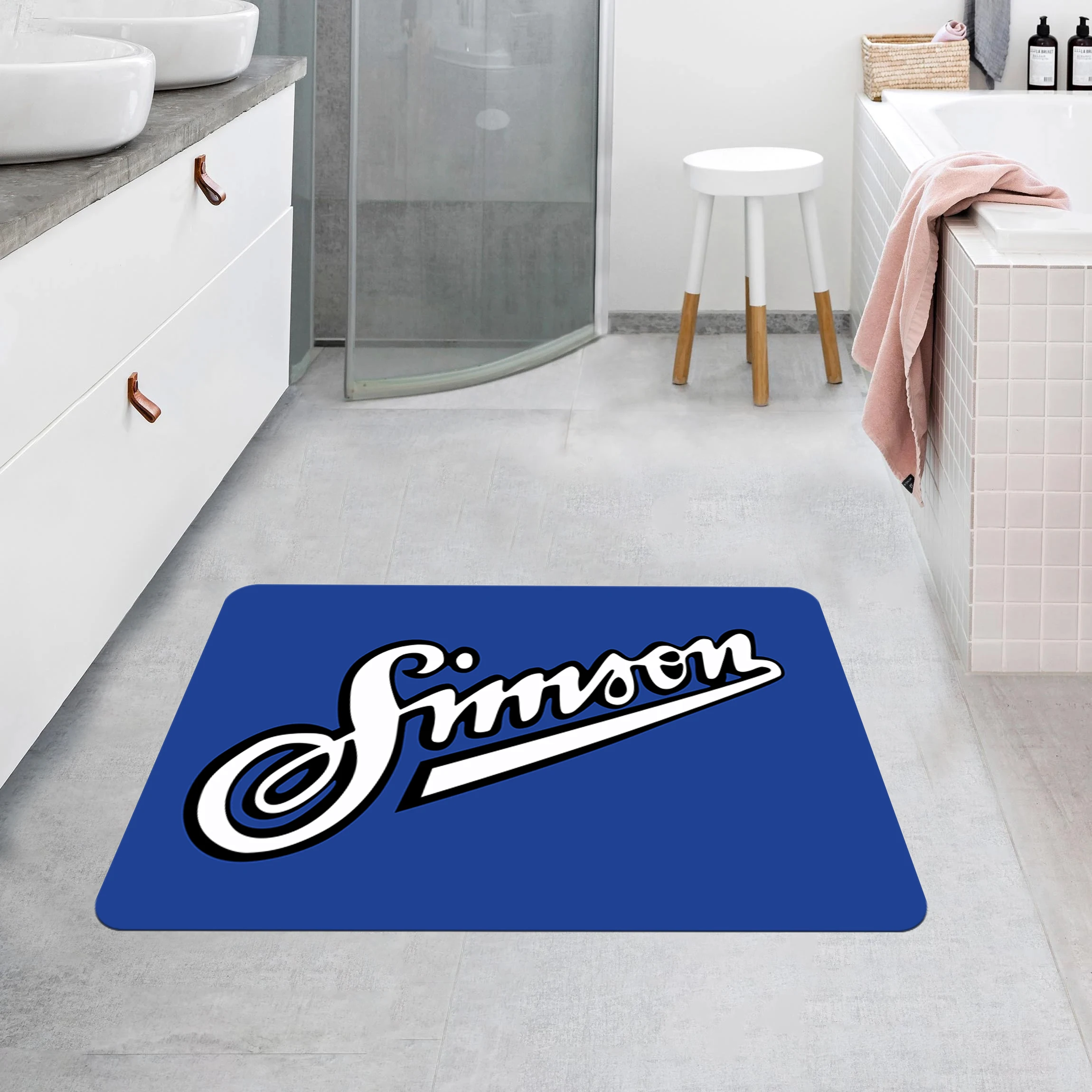 S-Simson  Rug, Living Room Bedroom Motorcycle Decoration Carpet Non-Slip Family Lounge Floor Mat Kitchen Door Mat