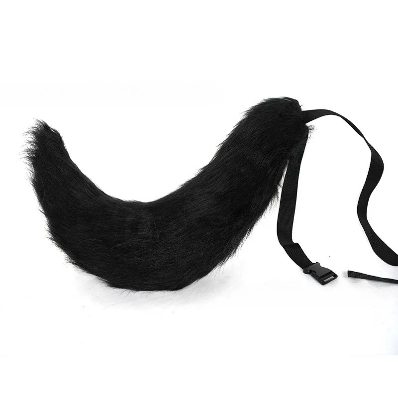 Handmade Fur Animal Tails Wolf Tails and Cat Tails Are Suitable for Role-playing Costumes Role-playing and Festivals