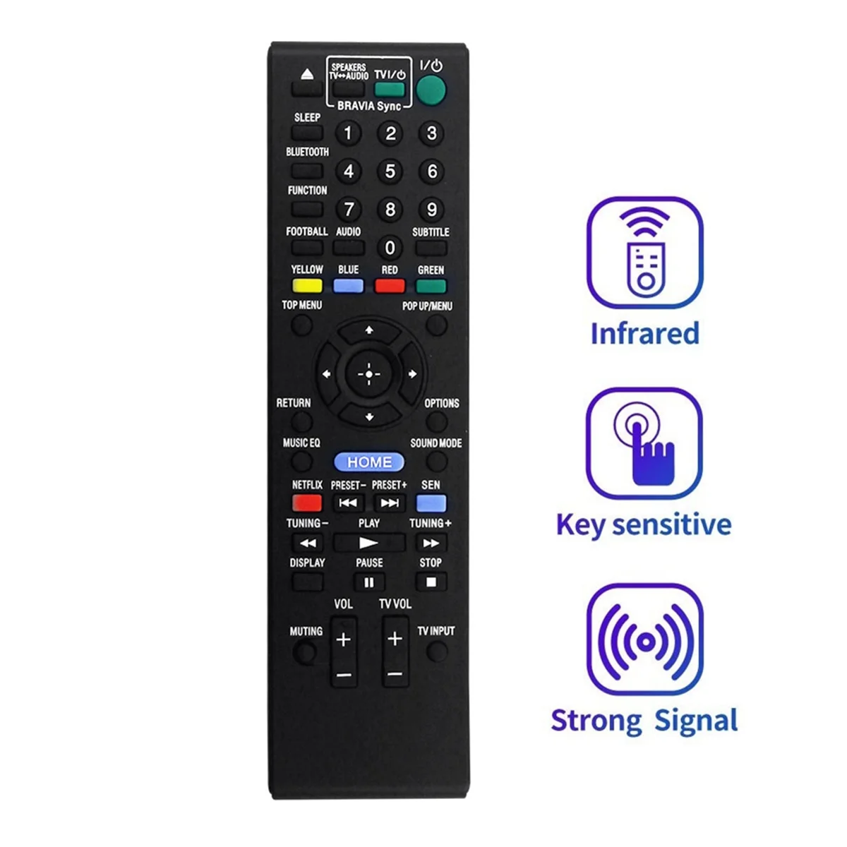 

X62A_RM-ADP089 Replace Remote for Sony Blu-ray Disc DVD BDV-E2100 BDVE3100