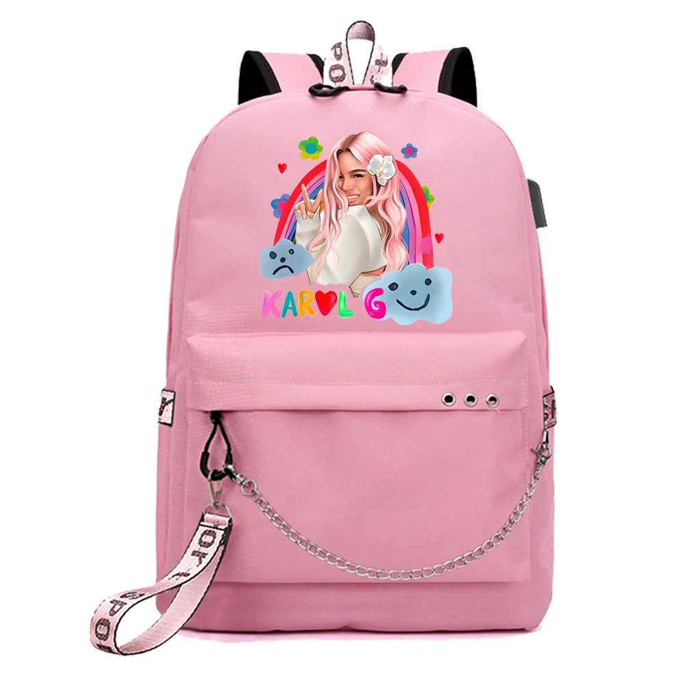 MañAna Sera Bonito Tour Mochila Karol G Backpack Popular Music Fashion Travel Backpacks Outdoor School Bag