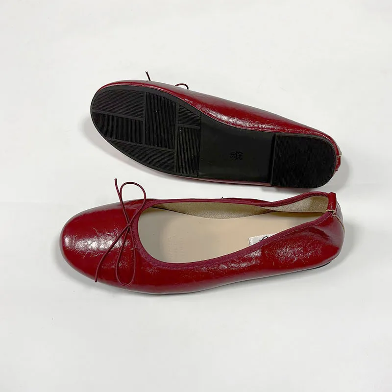 

Women Flat With Shoes Soft Casual Female Designer Ballet Flats Dancing Summer Spring Round Toe Dress Ladies Slip On Shoes