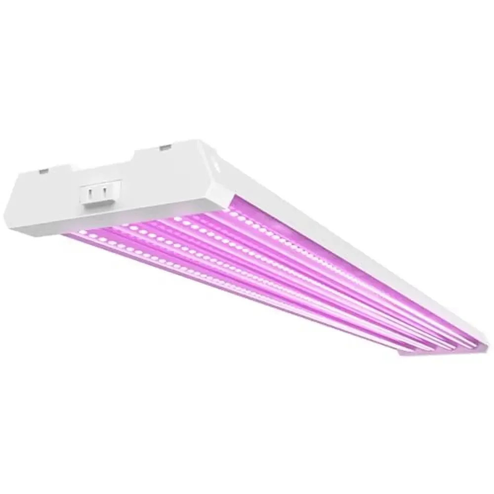 

Integrated 4FT LED Grow Lights Full Spectrum 80W Linkable Fixture Year-Round Plant Growth Acceleration Easy Install and Energy