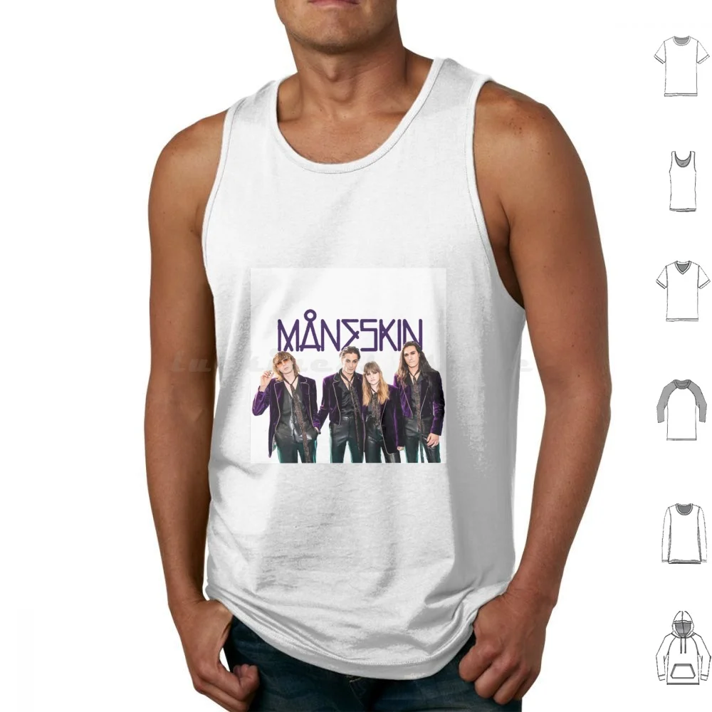 Maneskin Canotte Stampa Cotone Maneskin 2021 Italia Italia Logo Maneskin Logo Concurso Di Canzoni Italiani Memes Instagram