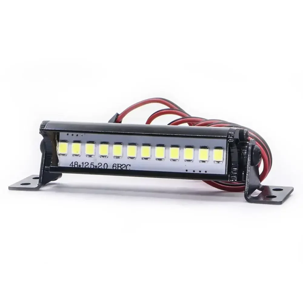 Luce da tetto universale per camion da 55 mm 12 LED Protezione ambientale e durata per accessori per parti di modello di auto 1/10 RC