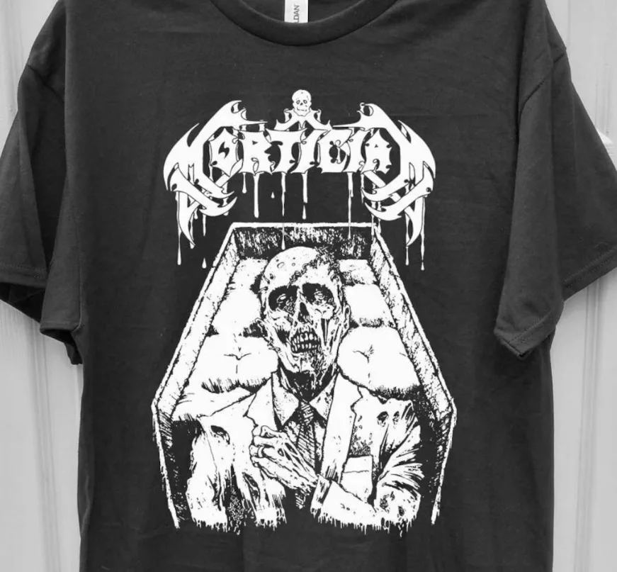 Vintage Mortician Casket Entombed Shirt Short Sleeve Unisex S-5Xl