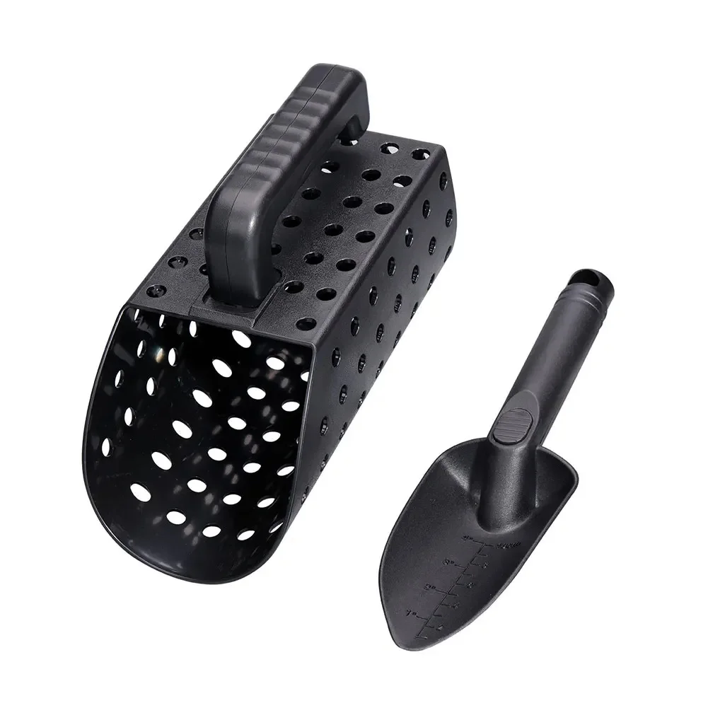 ABS Plastic Beach Shovel Sand Scoop Sand Sifter Metal Detector Sand Scoop Shovel Set for Beach Metal Detecting Accessories