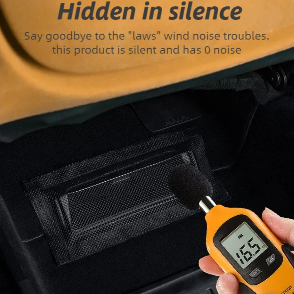 Für Tesla Model Y Launch 2025-2020 Modell 3 Highland Auto-Luftauslass unter dem Sitz Schutzhülle Vent Mesh Filter Zubehör