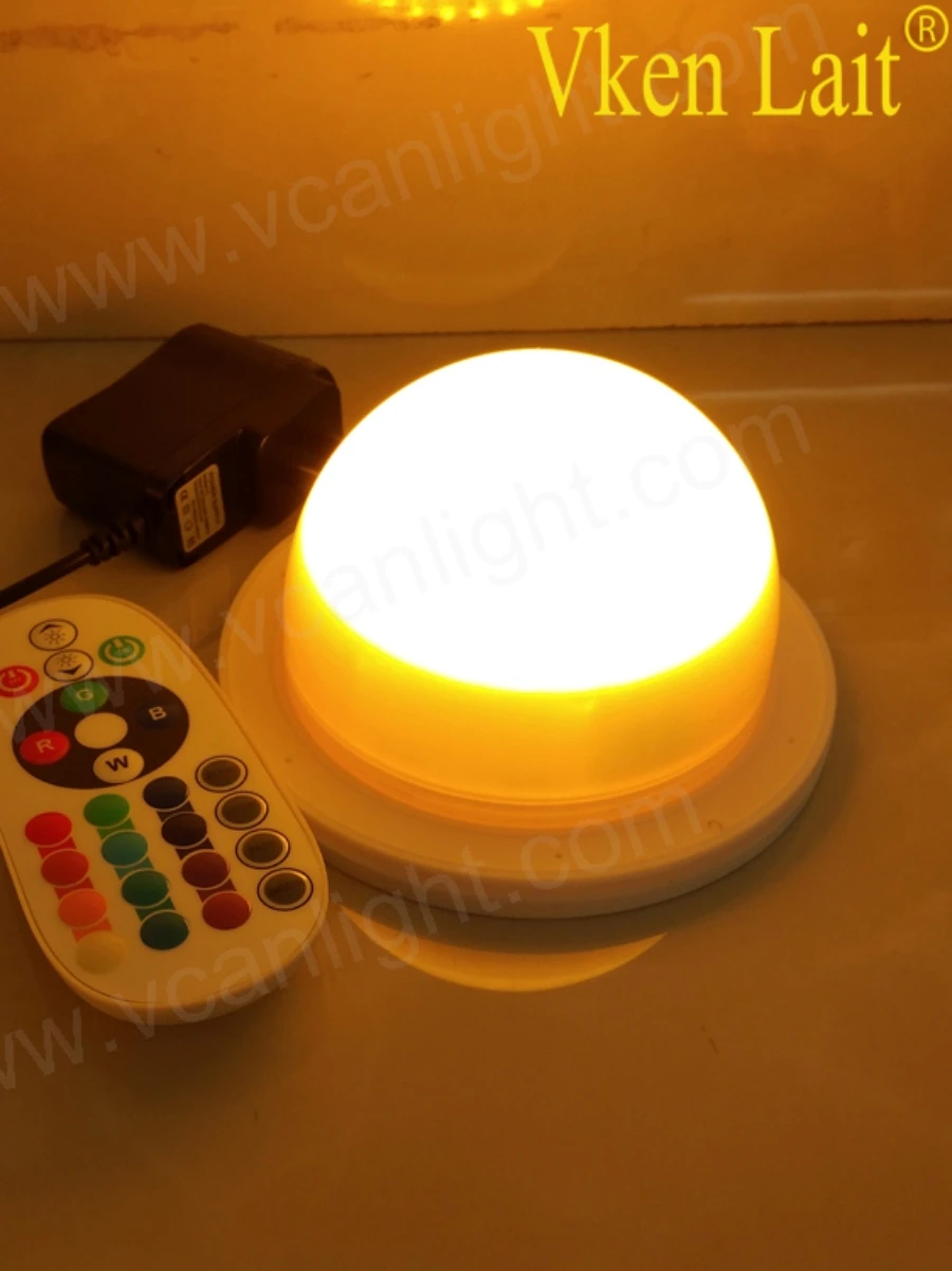 Imagem -06 - Rápido para Decoração de Casamento Controle Remoto Submersível Vaso de Luz Led