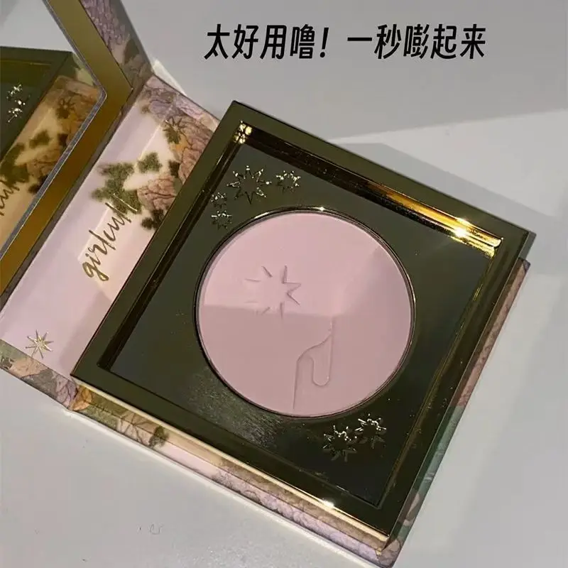 ガールカルト マウンテン シー ハイライト ピーチ ブロッサム ランド ムーン シー マット フェイス ブライトニング ブラッシュ パウダー 3in1