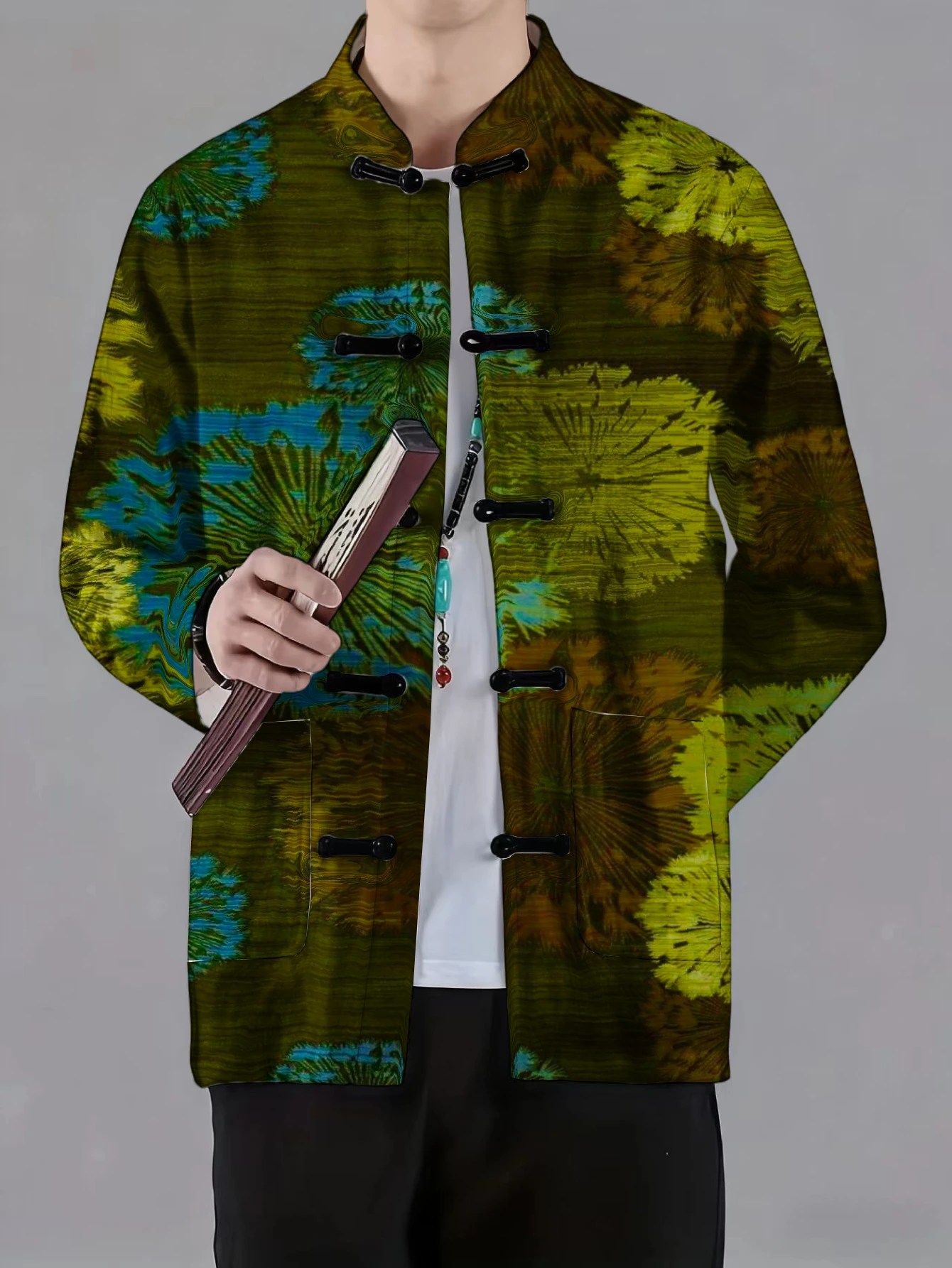 เสื้อแจ็คเก็ตผู้ชายคอจีน ติดกร - Craft And Art Difference บทวิจารณ์และราคา