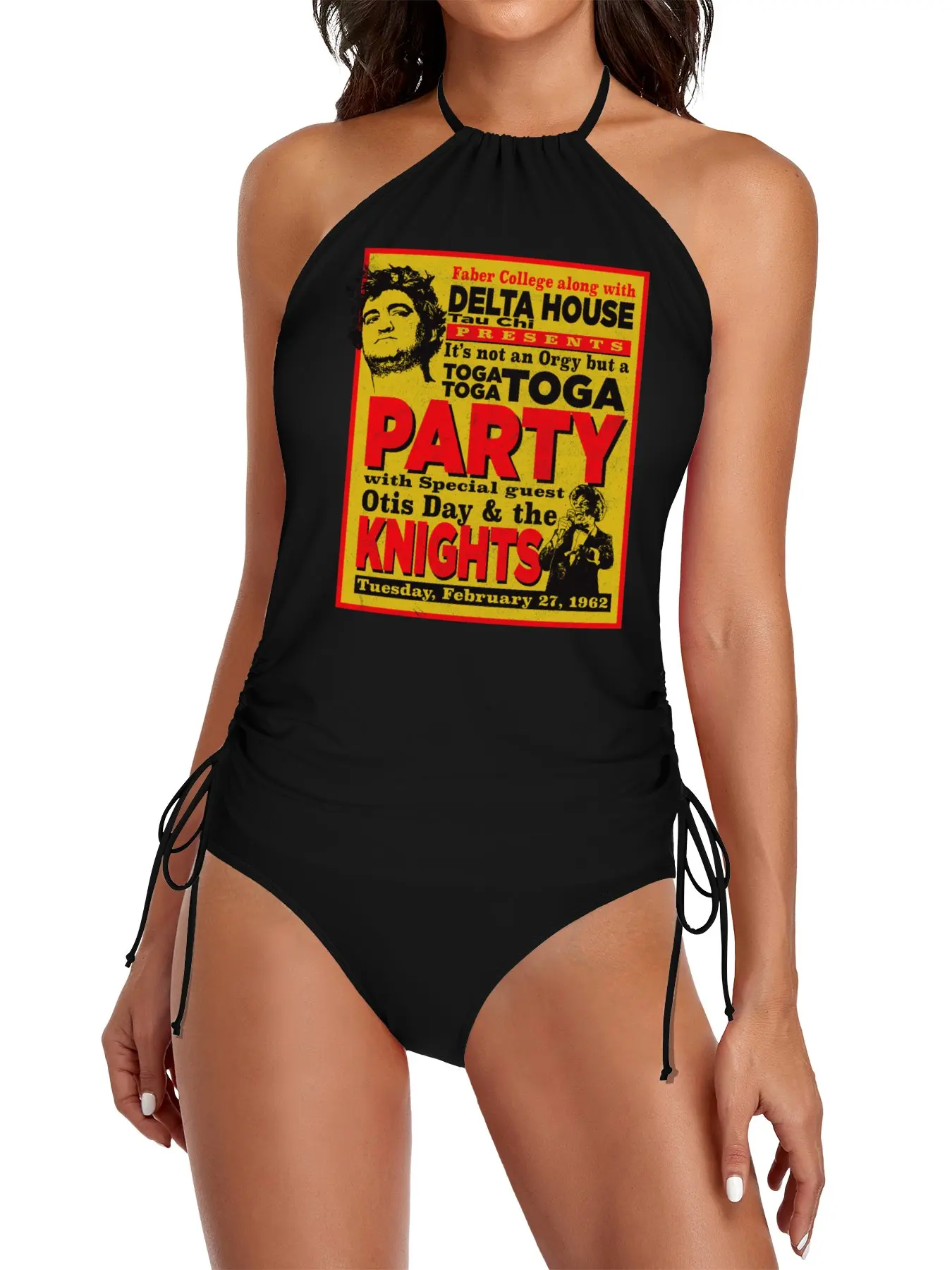 

Delta House Flyer from Animal House Split Swimsuit Set kawaii swimsuit Swimsuits Women's swimsuits Women swimwear