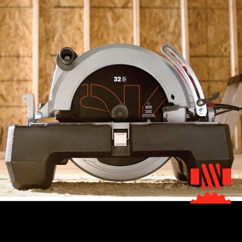 Magnesium Worm Drive  Circular Saw Tough, durable magnesium die-cast footplate ensures accurate cuts every time