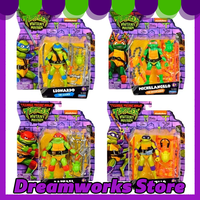 Playmates Toys Original Teenage Mutant Ninja Turtles: Mutant Mayhem 4.5-inch Action Figures Toy Gift Collection Hobby