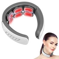 Cervical Massager Electric Automatic Heating Relief Chargeable Spine Neck Shoulder Massage Vertebra Relax for Home Office Travel