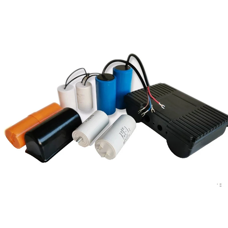 Electric Air Compressor Capacitor Box Junction Box Motor Junction Box Single-phase Air Pump Plastic Convenient-New