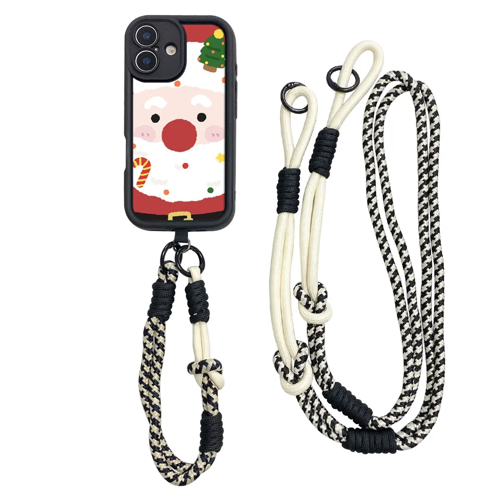 قضية الهاتف لسامسونج A56 55 36 26 16 06 15 35 25 54 34 24 73 53 71 51 31 72 52 32 14 12 17 07 عيد الميلاد Crossbody الحبل #2