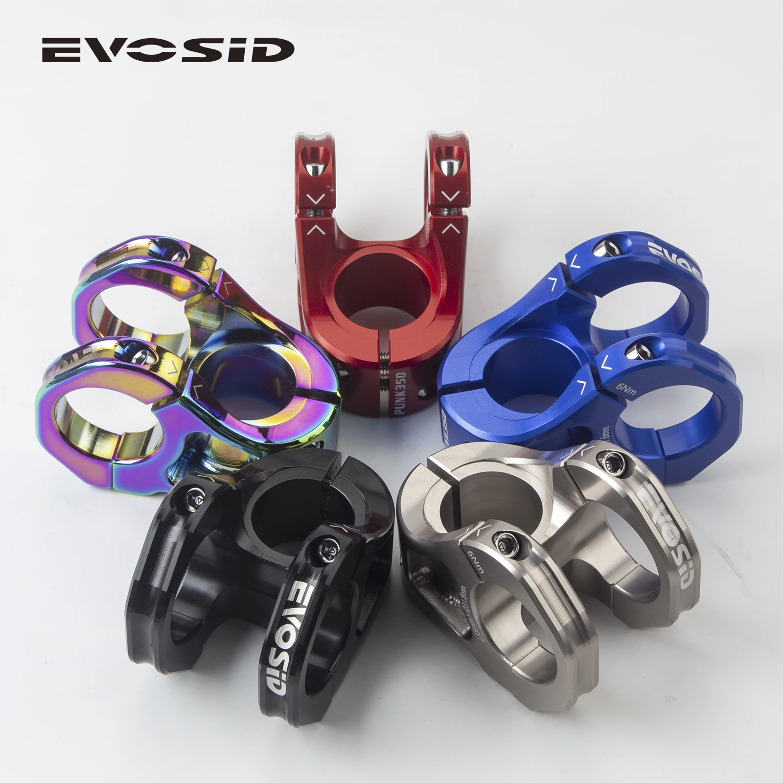 EVOSID Mtb Power Stem Road Bike Mountain Bicycle Bridge Short Power 35mm Rod Handlebar Table Adjustable Stem Riser 31 8 Cycling