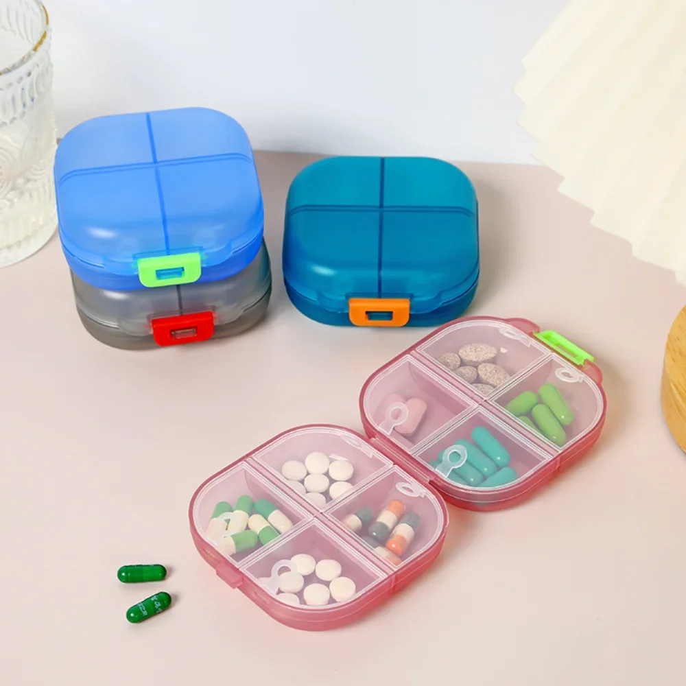 Neue heiße Premium-Wöchentliche 8-Gitter-Mini-Reise-tragbare Pillenetuis, Box, Behälter, Organizer, Aufbewahrung für Medizin, Vitamin, Fischöle