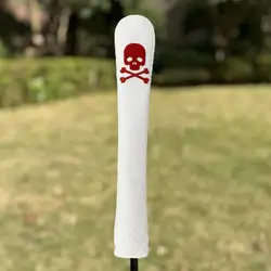 Golf Alignment Stick Cover Golf Alignment Stick Headcover PU Leather Golf Pointing Sticks Protection Case Indicator Rod Sleeve