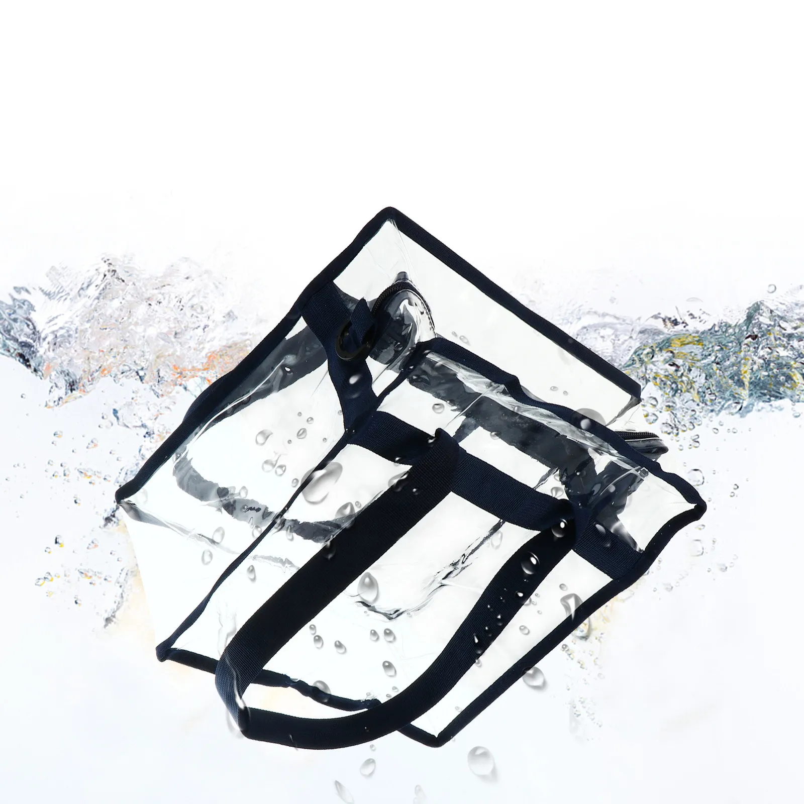 

1 шт. Прозрачная сумка из ПВХ, водонепроницаемая, легкая, для путешествий, органайзер для косметики, сумка для хранения туалетных принадлежностей для бизнеса, туризма, спортзала