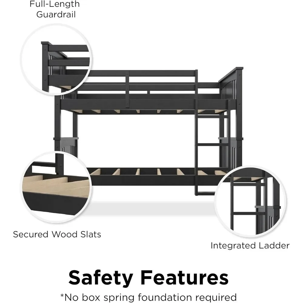 Wood Bunk Bed