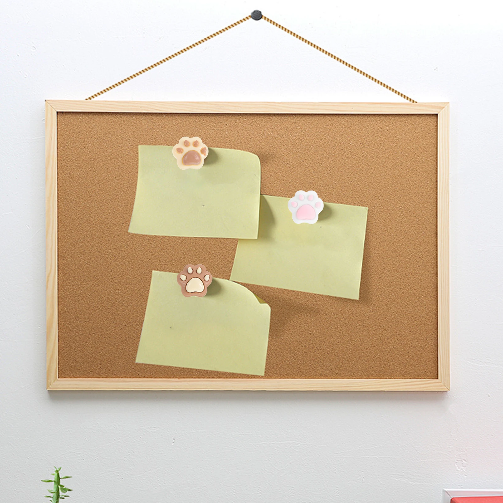 

30Pcs Decorative Dog Paw Push Pins Cute Animal Thumb Tacks for Bulletin Board Cork Board Desk Accessories for Women Office