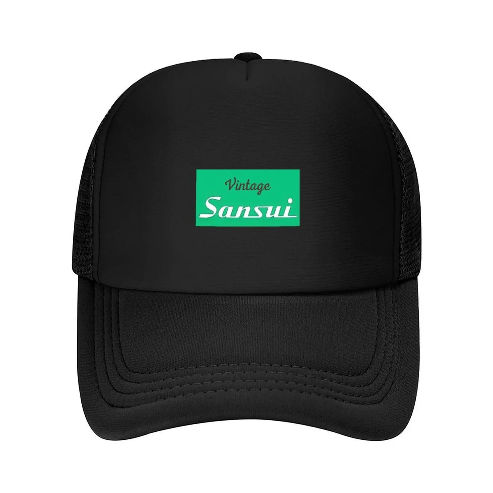

Vintage Sansui II Baseball Cap Wild Ball Hat black foam party Hat Hip Hop Hats Man Women's