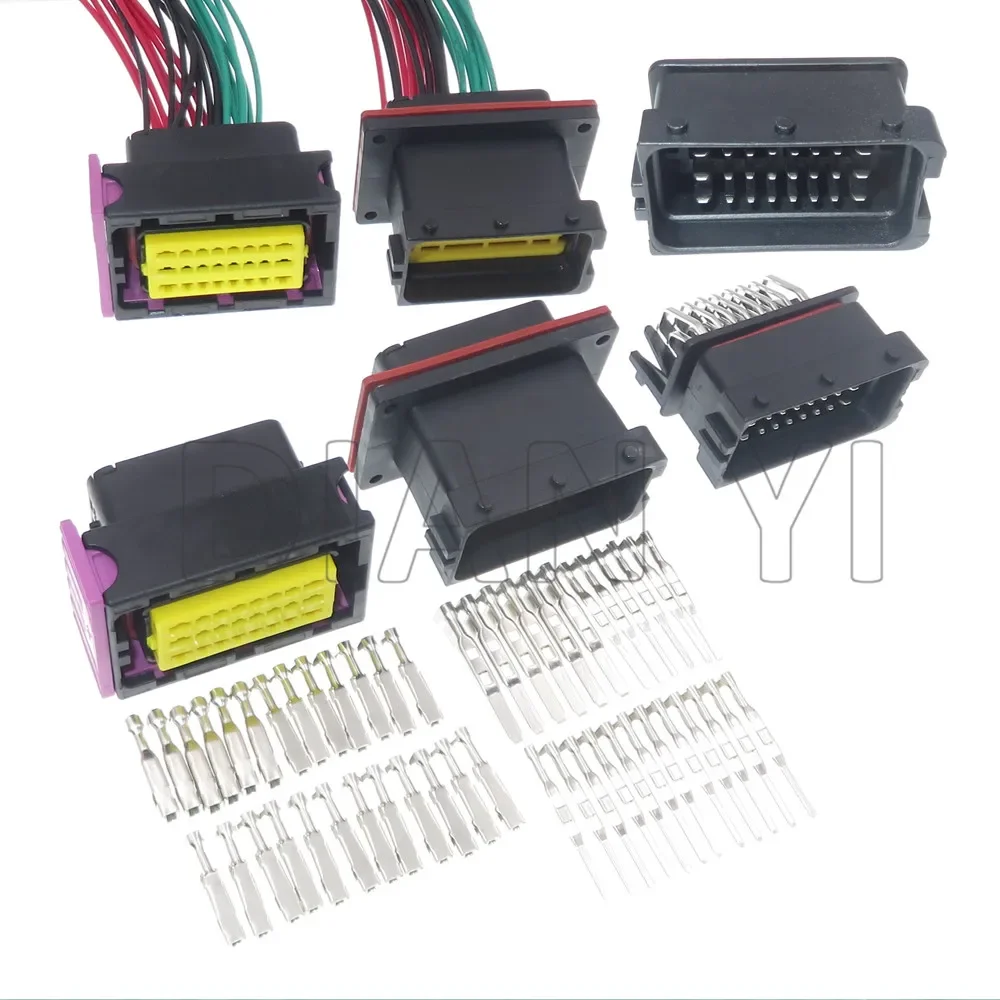 

1 Set 24 Way AC Assembly Car Oil Gas Conversion Wire Socket PCB Connector 211PC249S0005 HCCPHPE24BKA90F 211PL249S0023
