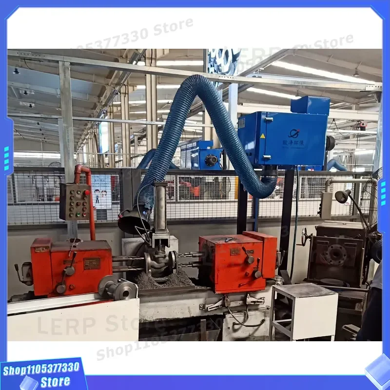 Industrial Wall Mounted Welding Fume Purifier With Suction Arm Carbon Steel Structure Cartridge Filter For Workshop Dust