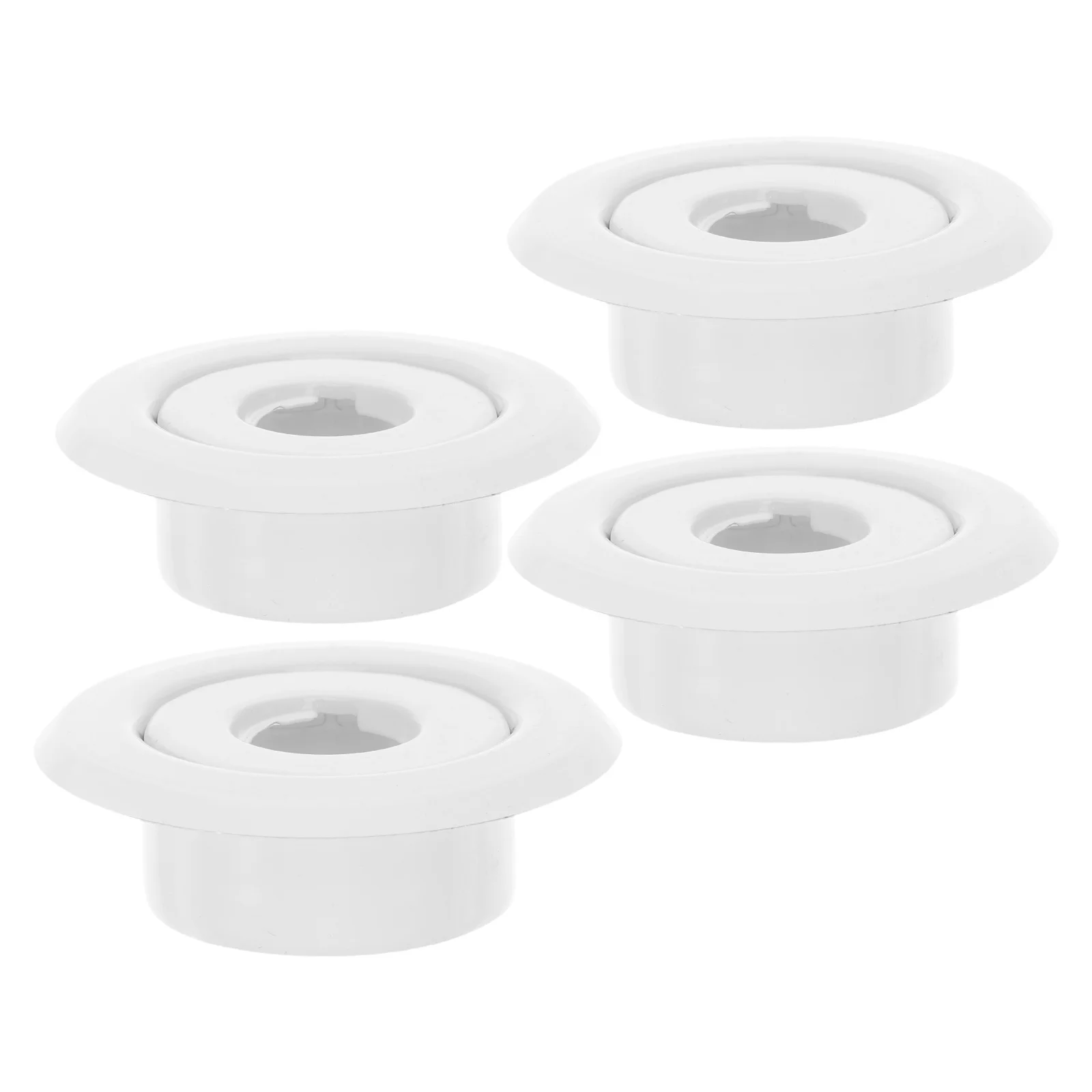 4 قطعة الحريق الرش Escutcheon الدائري 1/2 "الأبيض غطاء السقف لوحة قطعتين تقليم ل راحة الرش رئيس حماية الأنابيب #4