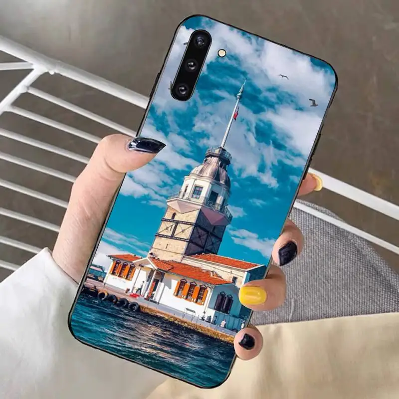 Turkey Istanbul Sceneary Building Phone Case for Samsung Note 5 7 8 9 10 20 pro plus lite ultra A21 12 72