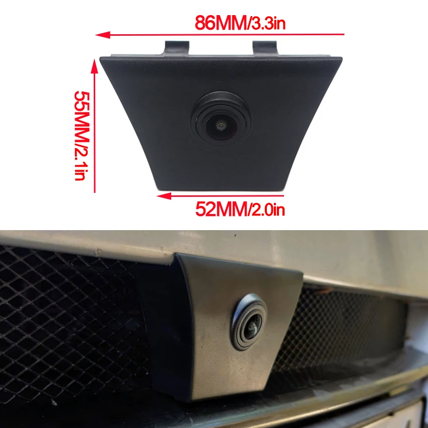 AHD 1080P Fisheye CCD Car Front View Parking Positive Logo Camera For Ford Kuga Escape 2013 2014 2015 2016 2017 2018 2019