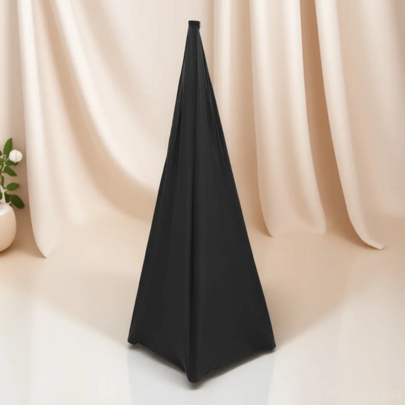 

Portable Speaker Stand Cover Two-Sided Stretchable Fabric Fits Most Tripods Exquisite Cover for Stage Decor Live Show