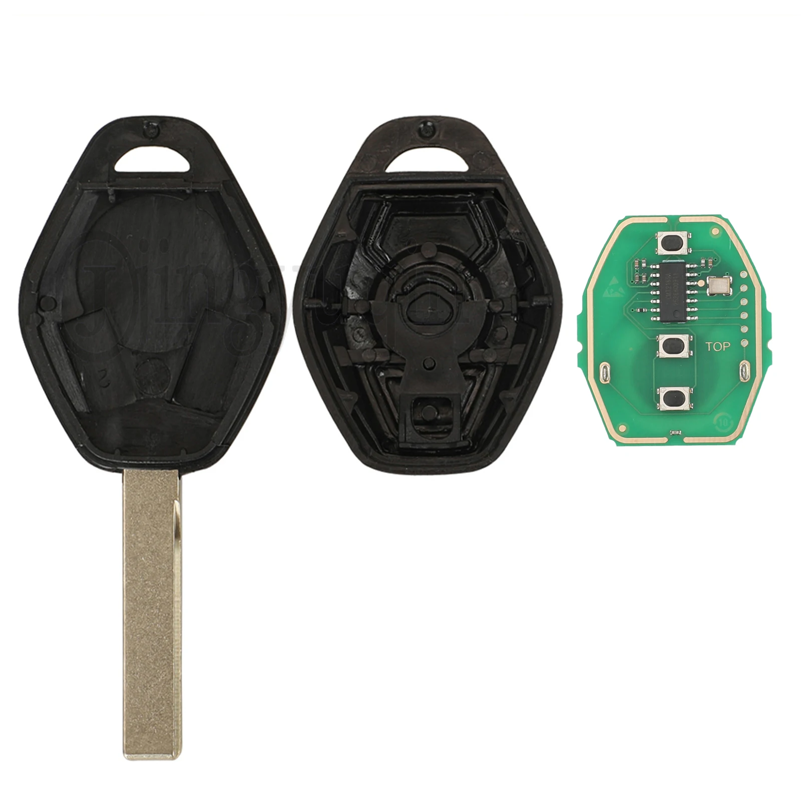 jingyuqin 3 Buttons EWS Sytem Remote Car Key 315/433MHz for BMW E38 E39 E46 X3 X5 Z3 Z4 1/3/5/7 Series Keyless Entry Transmitter