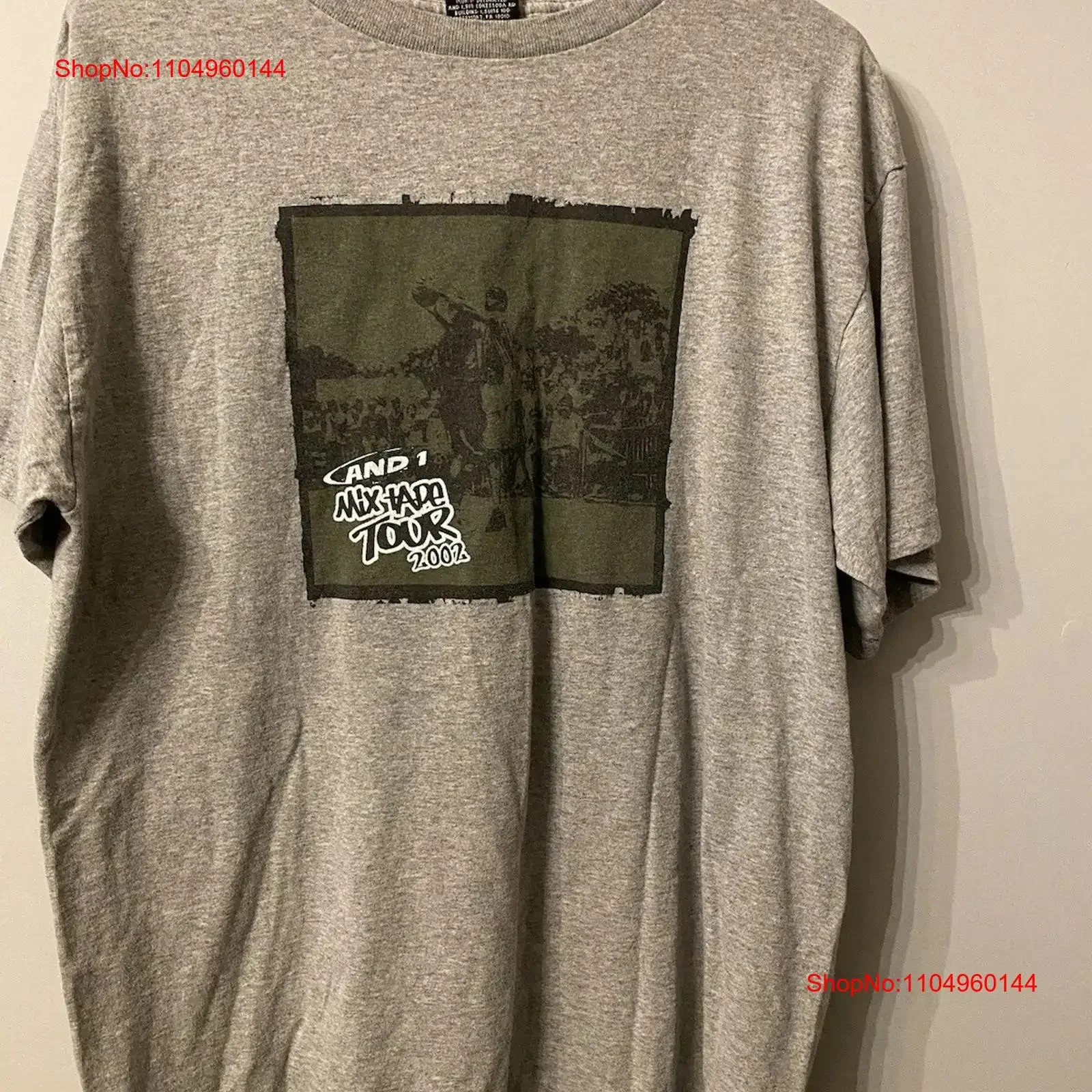 Vintage And 1 Mixtape Tour 2002 Mountain Dee Code Red Street Ball T Shirt Medium vintage Washed Soft Breathable fashion
