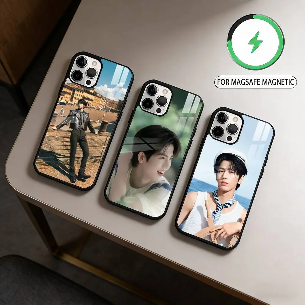 

Chinese Actor Zhang Ling He Magnetic For Magsafe Wireless Charging Phone Case For iPhone17,16,15,14,13,12,11 Plus,Pro Max
