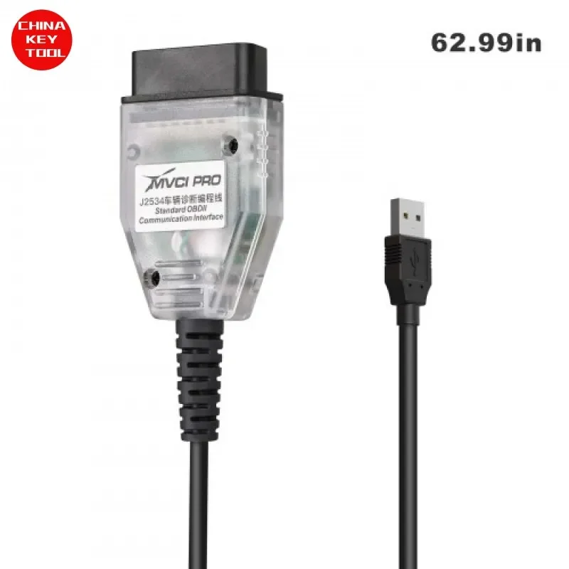 2024 Xhorse XDMVJ0GL MVCI PRO J2534 Passthru Cable for Toyota Honda VAG Ford Mazda Volvo Subaru