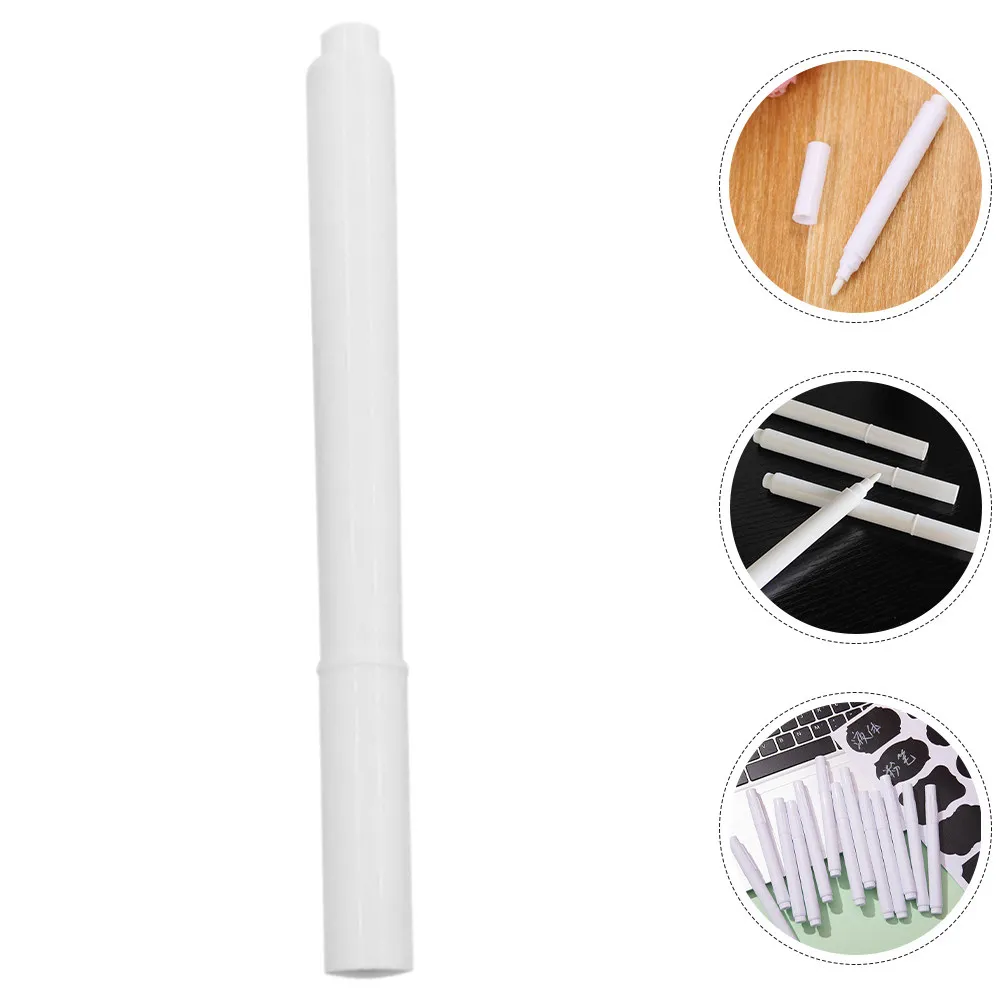 

20Pcs Dry Erase Markers White Liquid Chalk Pens for Chalkboard Glass Surfaces Reusable Non-Permanent Washable Office School