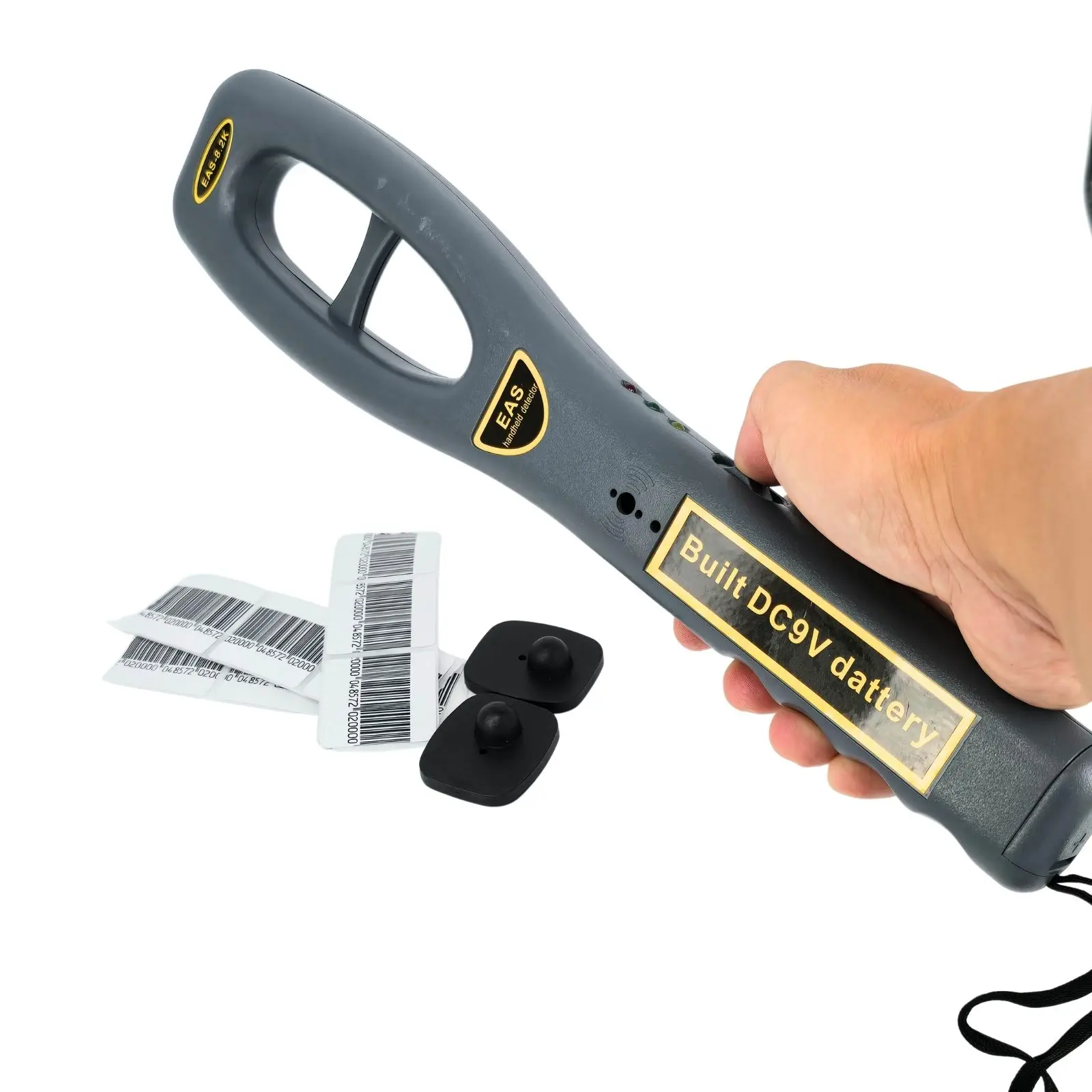 

Детектор безопасности RF8.2 МГц EAS Systems Звуковой свет и вибрационная сигнализация Портативный дизайн