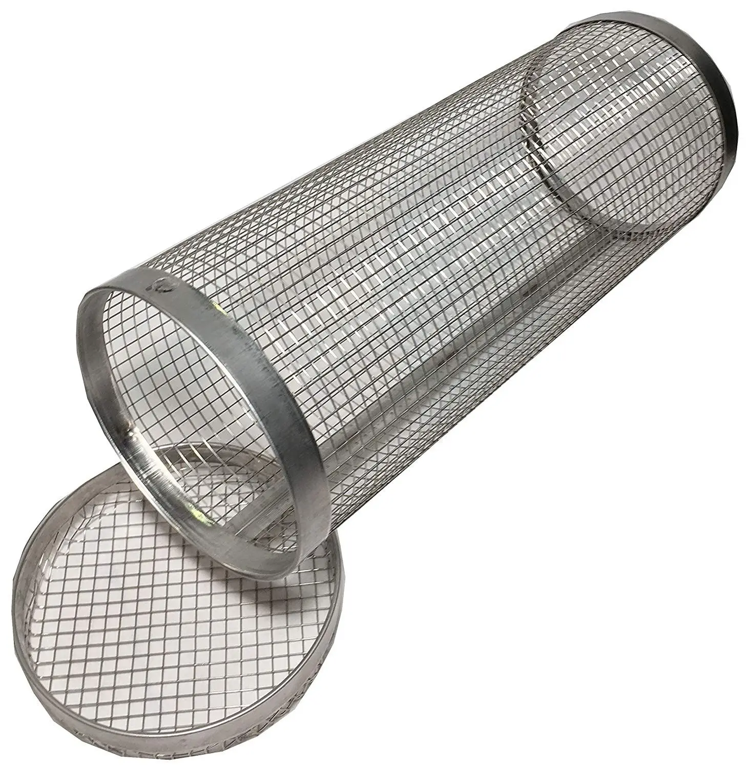 BBQ stainless steel smoked mesh barbecue tube barbecue cylinder